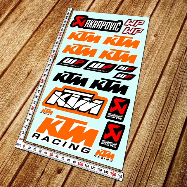 thumbnail image 2 of KTM WP Motorex Sponsor Decals Sheet – 22 Stickers Graphics For EXC SX 2 of 5