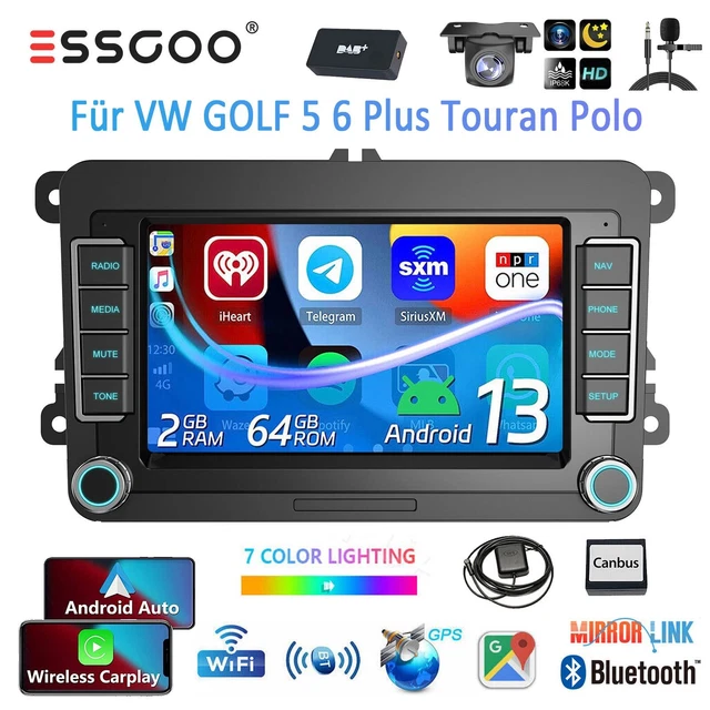 CAEMCHO Autoradio 10 Pollici Per Suzuki Swift 2005-2010 - Android 13 2+64GB, Wireless Carplay, GPS, DVR Incluso - 4