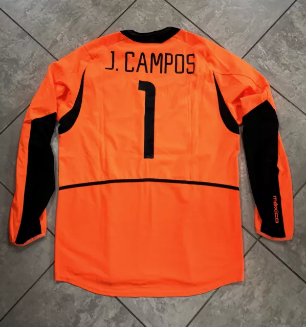 Mexico Futbol Soccer Nike vintage NOS Jersey L Jorge Campos Football longsleeve