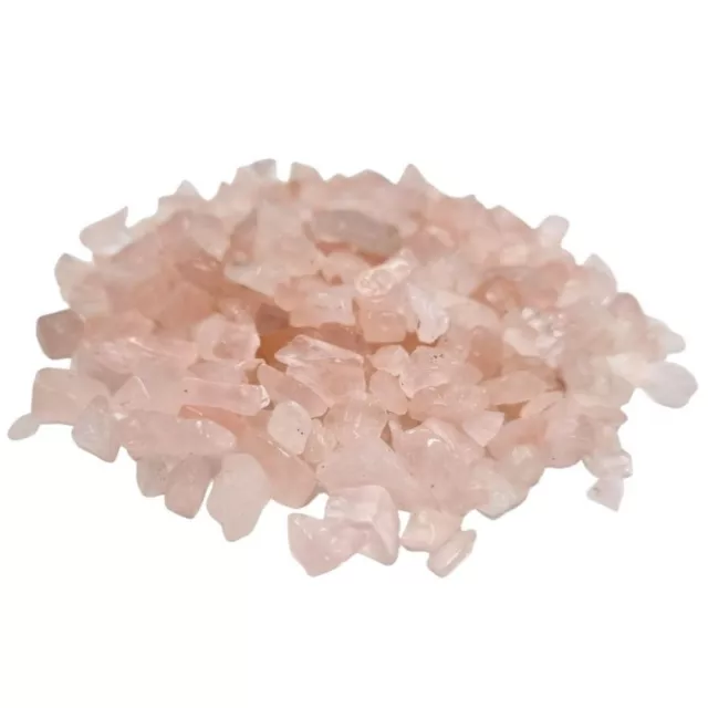 1kg Gemstone Chips Natural Loose Stones Bag of Rose Quartz Chips