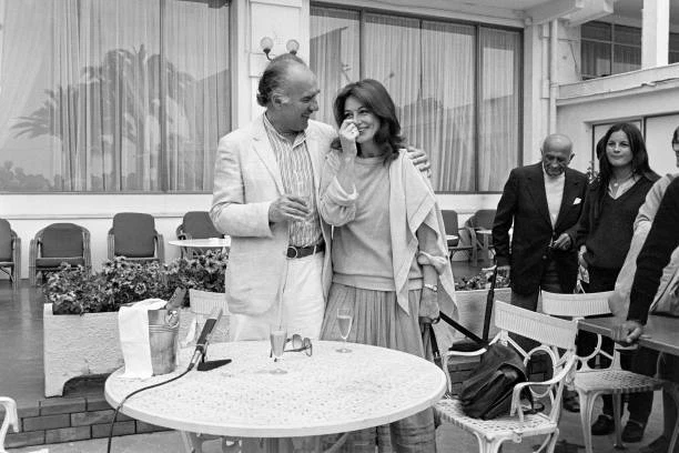 MICHEL PICCOLI AND Anouk Aimee At The Cannes Film Festival May 1980 Old michel-piccoli-and-anouk-aimee-at-the-cannes-film-festival-may-1980-old