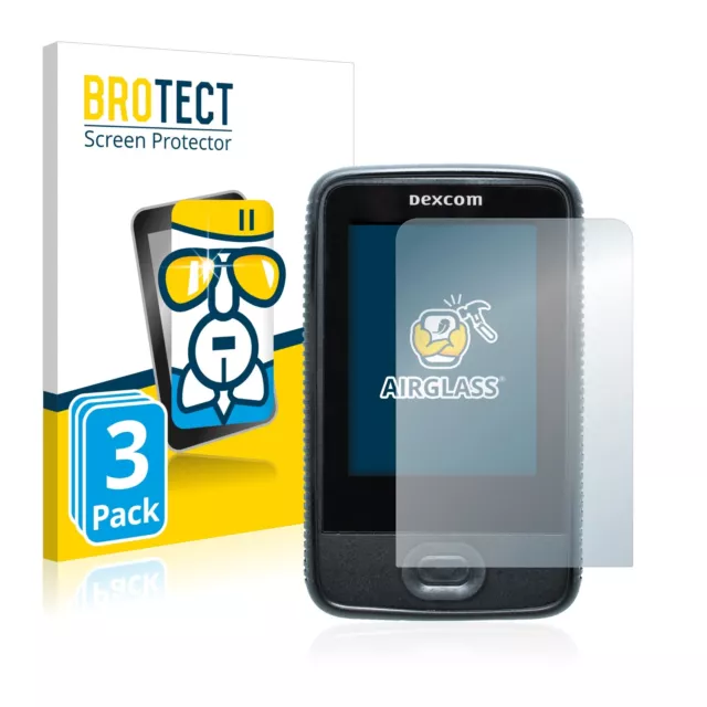 3x Flexible Protection Ecran Verre Film Protecteur pour Dexcom G5 Mobile