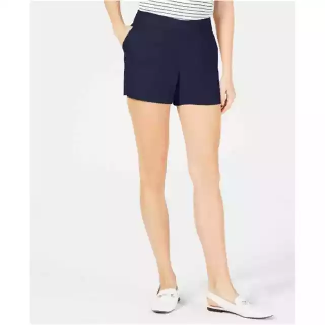 Maison jules Womens Size XS Navy Blue Pull On Casual Walking Shorts