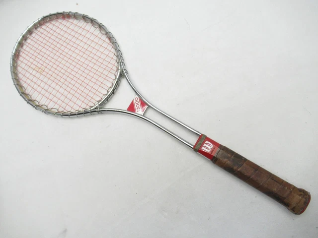 VINTAGE WILSON &T3000& Metal Tennis Racquet. Antique / Display $29.95 ...