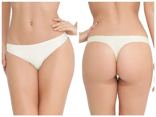 SIMONE PERELE Blanche tanga taille 4 rose poudre neuf avec