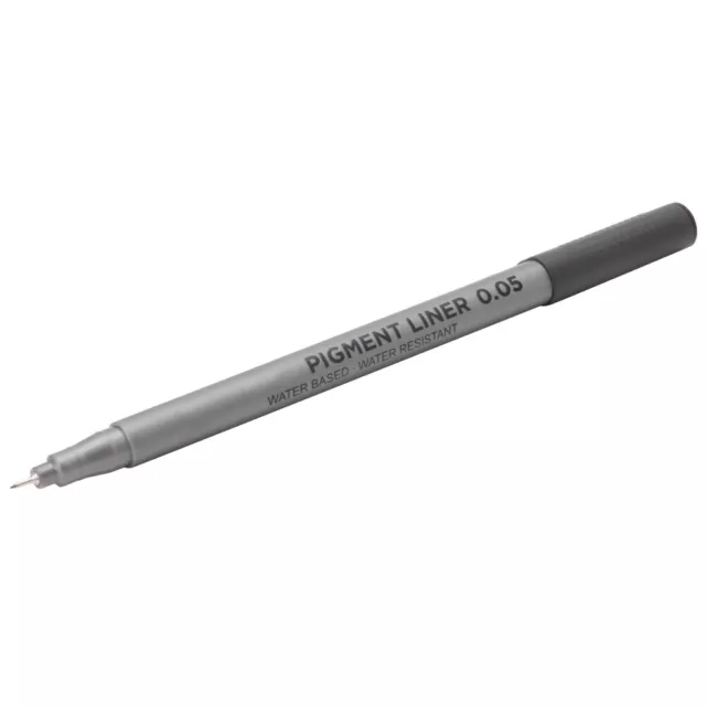 1X Black Fine Line Pen Waterproof Writing Marker Sketching Art Pens 0.05mm