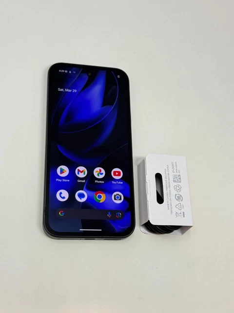 GOOGLE PIXEL 9A (GXQ96) - 128GB Factory Unlocked Obsidian - Open