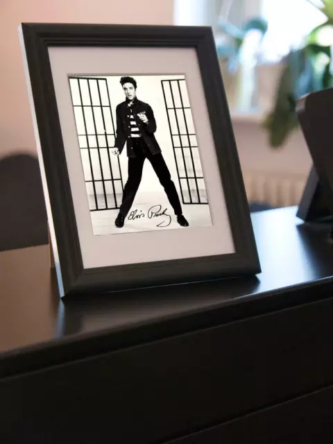 Repro-Autogramm - Elvis Presley - Gerahmt - Jailhouse Rock - Sänger