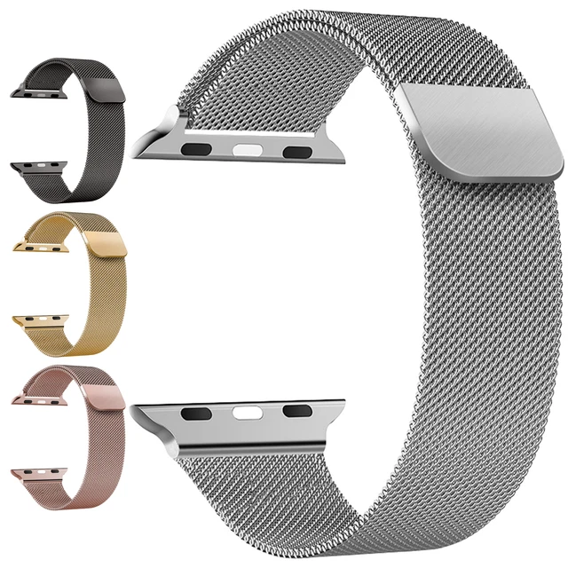 Milanaise Armband für Apple Watch | Series 1-8, SE, Ultra | Milanese | Edelstahl