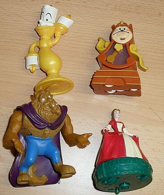 MCDONALDS MACDONALDS TOYS BEAUTY AND THE BEAST 1998 MINT FULL SET OF 4