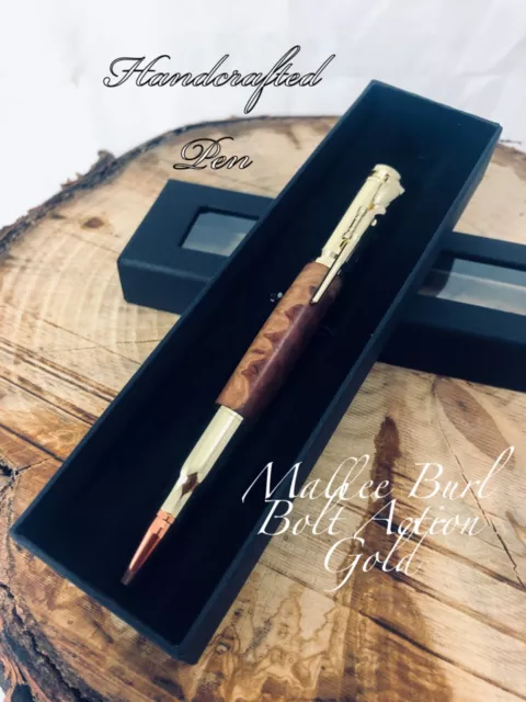 Bolt Action Pen & Gift box HandCrafted Australian Personalised gift