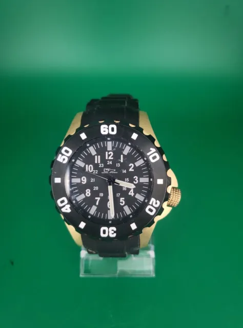 Daniel Steiger 1042-M129 Quartz Movement/ Water Resistant Black Watch( Ster 735