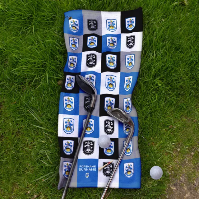 Huddersfield Town Scheckticket - offiziell lizenziertes personalisiertes Golftuch