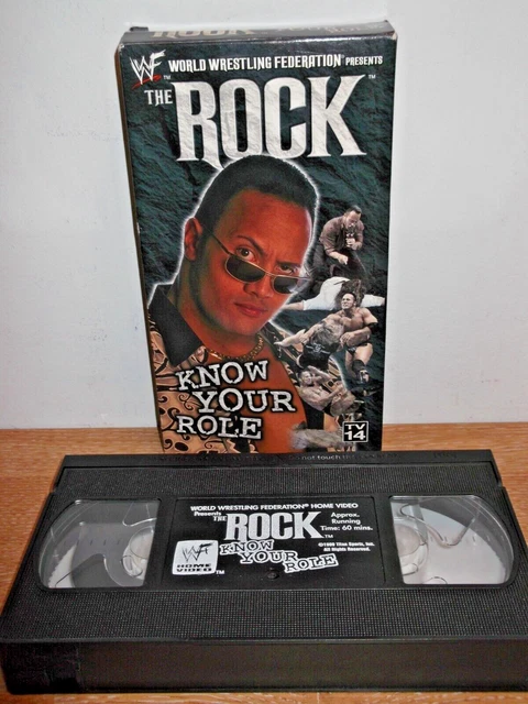 WWF THE ROCK Know Your Role Wrestling VHS Video EUR 3,99 - DE