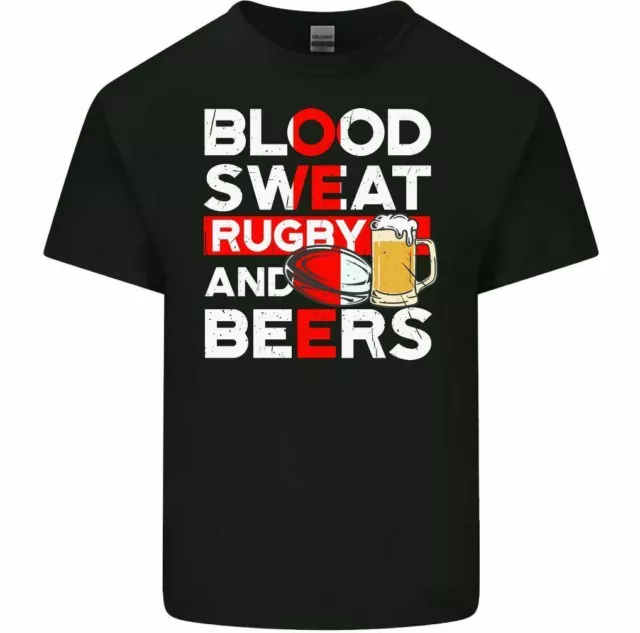 England Rugby T-Shirt Uomo Divertente Union League Birra 6 Nazionali World Coppa