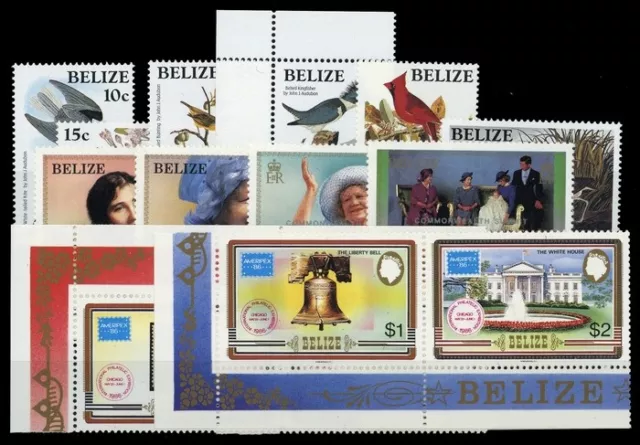 1985, Belize, 784-89 u.a., ** - 1749663
