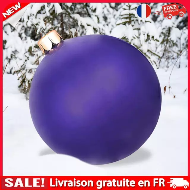 Christmas Inflatable Ball 8 Colors PVC Blow Up Ball Without Light (purple 45cm)