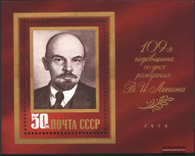 Soviet-Union block138 (complete issue) unmounted mint / never hinged 1979 109. B