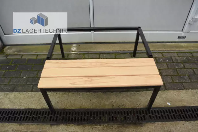 SSI Schäfer Kleiderspind Sitzbank für 4 Abteile Spind, Buchholz, 830 mm