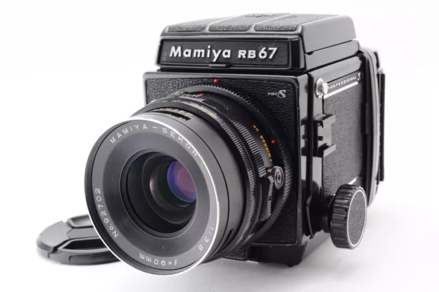 【NEAR MINT】  Mamiya RB67 Pro S Camera Sekor C 90mm f3.8 120 Film Back From JAPAN