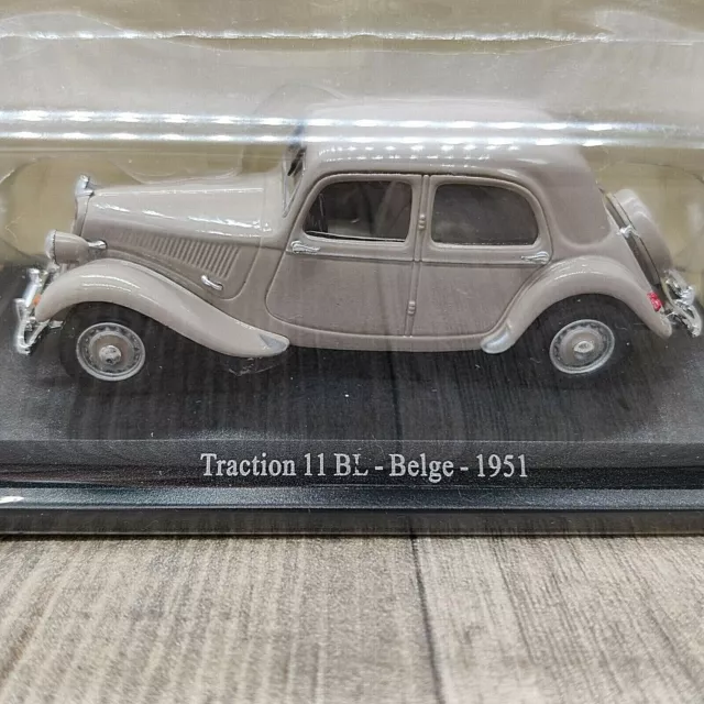 Voiture Citroen Traction 11Bl Belge 1951 Uh Pour Atlas 1:43 Neuf Boite