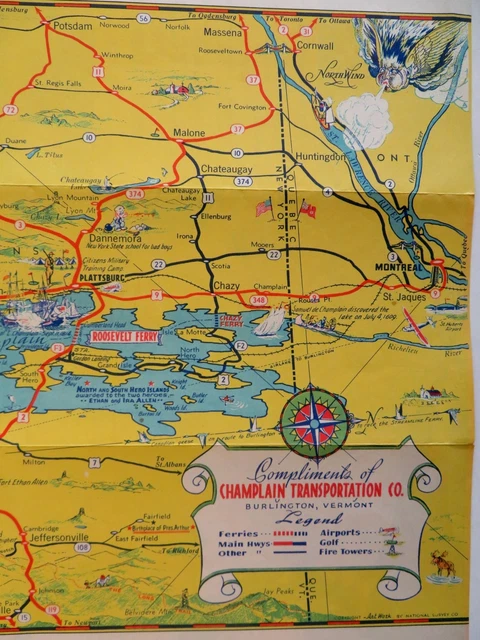 Cartoon Pictorial Map