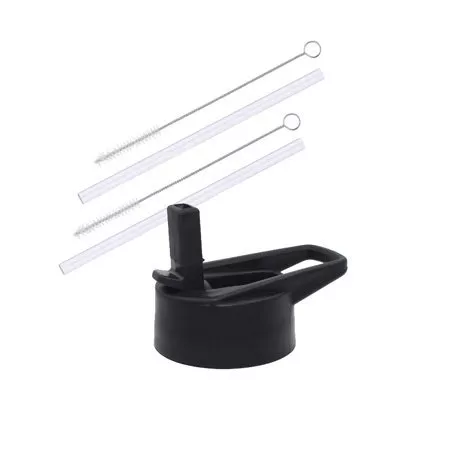 Wide Mouth Straw Lid Set Compatible with Hydro Flask Sports Water Bottle