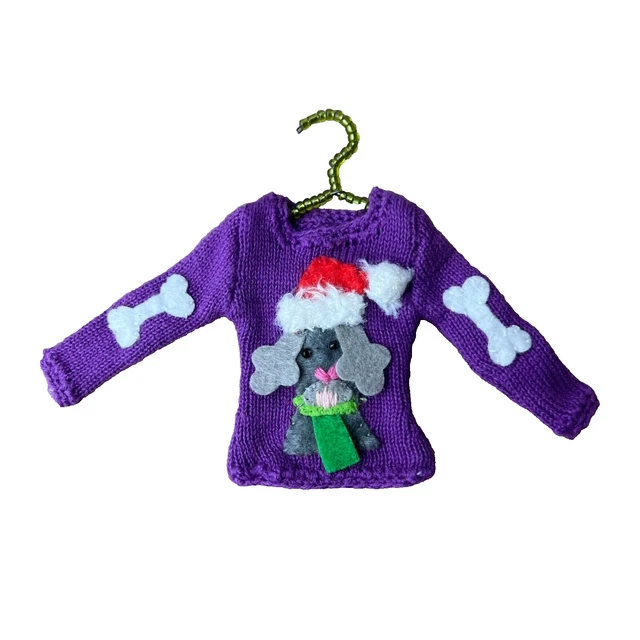 Michael Simon Christmas Sweater Ornaments FOR SALE! - PicClick