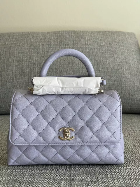 22A Chanel mini rectangular with top handle flap, Luxury, Bags & Wallets on  Carousell