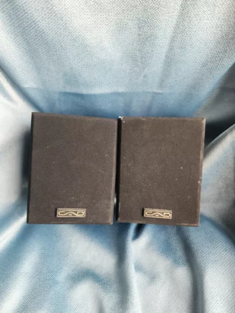 Vintage Contour Acoustic Design Satellite Speakers (1) Pair - 20W, 8 Ohms, Black