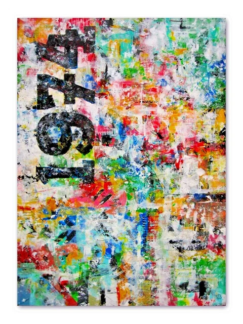 Peinture Citation 1974 Art Contemporain Deco Originale Street Art Graffiti Eur 27 00 Picclick Fr