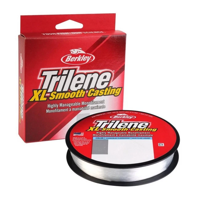 Berkley Trilene XL Fishing Line Filler Spool Fluorescent Clear/Blue