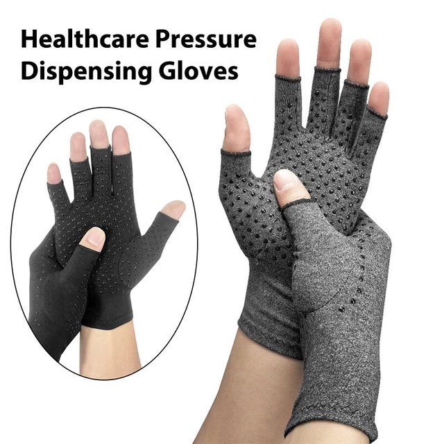 Guantes de compresión para la artritis soporte para alivio del dolor articular soporte de mano muñeca JO