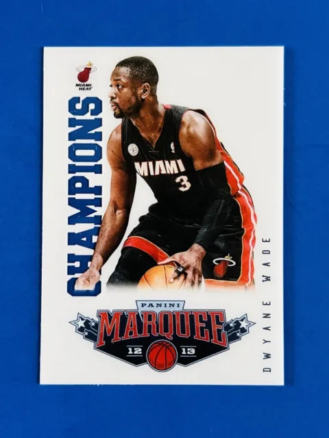 2012-13 PANINI MARQUEE Dwyane Wade Heat Champions carte d'insertion ...