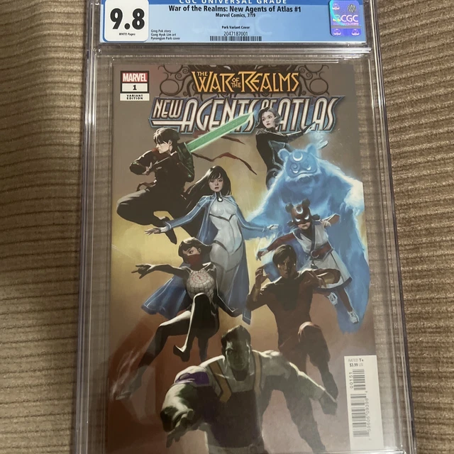 War Of The Realms: New Agents Of Atlas #1 1:25 Park Variant Cover CGC 9.8