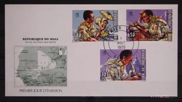 Mali 1354-1356 postfrisch als FDC / Pilze #GC254