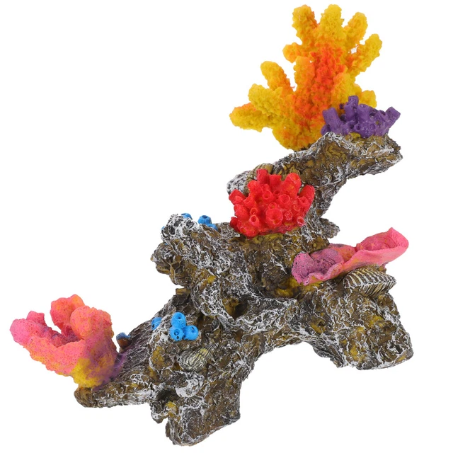 Set Da 11 Decorazioni In Resina Per Acquario – Coralli E Alghe Marine, Accessori In Miniatura Per Fondale