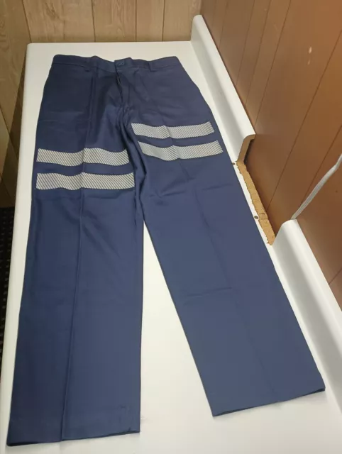 New Red Kap Reflective Pants Hi Vis Safety Towing Navy Work Uniform PC20NV