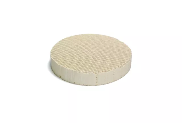 Ceramic Honeycomb Round Soldering Block Board 4-1/2" Diameter High Temperature
