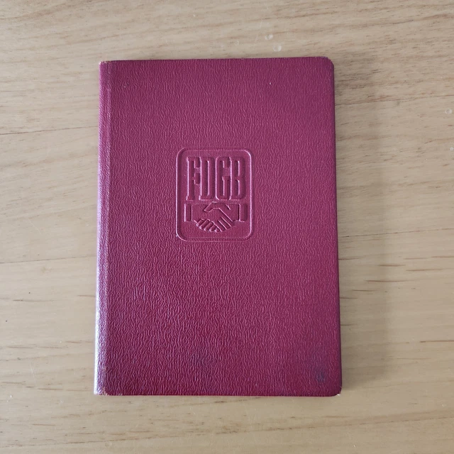 Mitgliedsbuch FDGB ab 1955