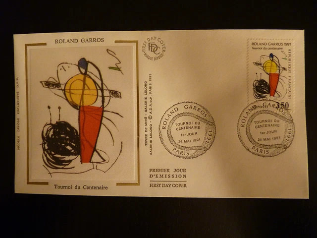 1990-1999 - = Tournoi du Centenaire Roland Garros enveloppe 1er jour
