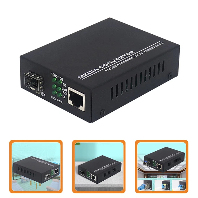 FIBER MODEM FIBER RJ45 Converter Fiber Optic Modem Media Converter ...
