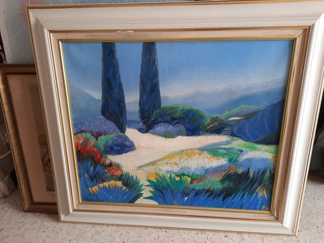 TRES GRAND TABLEAU HUILE SUR TOILE SIGNE J E Moreau D'APRES HEMERET EUR ...