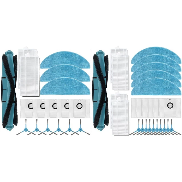 Lot De Filtres Et Lingettes De Remplacement Pour Robot Aspirateur Conga 7490 Et XTreme 7490 - Compatible