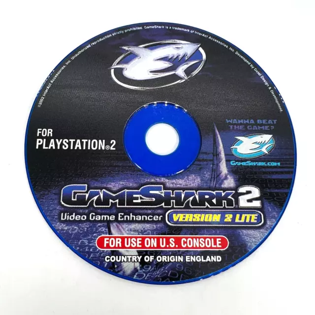 GameShark 2 (Sony PlayStation 2) Version 2 Sealed Blister Hang Tab