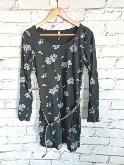 Robe Tunique Ragwear Femme Robe Abito Gr. Robe S jersey manches longues fleurs