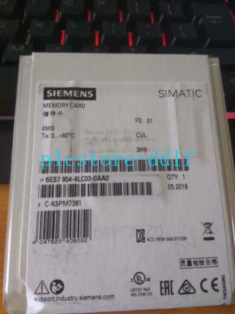 1PCS Siemens Memory Card 6ES7954-8LC03-0AA0 4MB -New Free Shipping