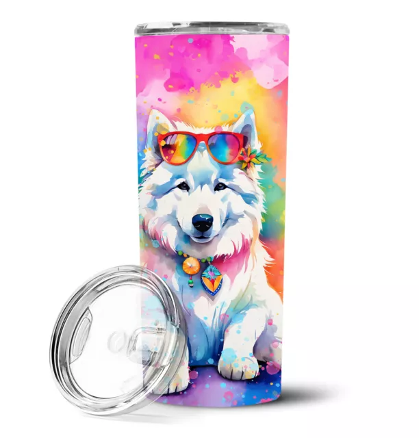 Samoyed Hippie Dawg Stainless Steel 20 oz Skinny Tumbler DAC2551TBL20