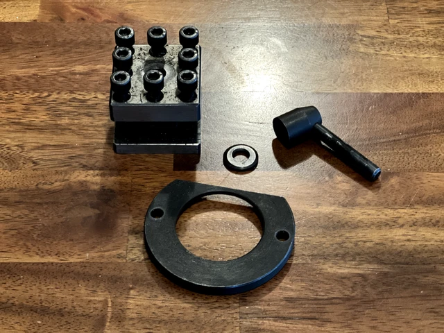 Jet Square 2" 4-Way Metal Lathe Turret Tool Holder Post From 9 X 19