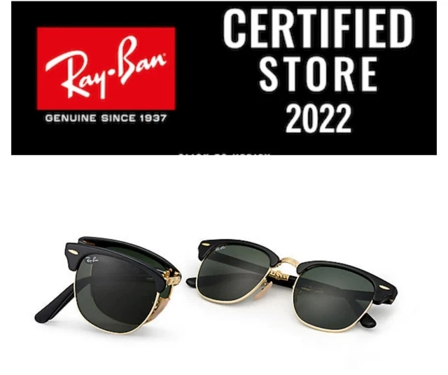 Gafas De Sol Ray Ban RB2176 901 clubmaster Folding nuevas
